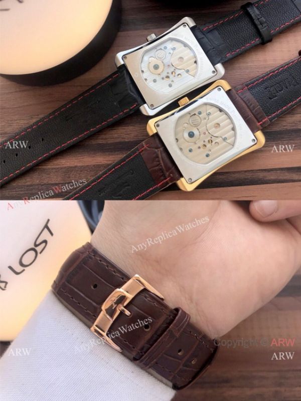 2019 Copy Piaget Black Tie Dragon watches Gold Case Brown Strap 2019 Copy Piaget Black Tie Dragon watches Gold Case Brown Strap