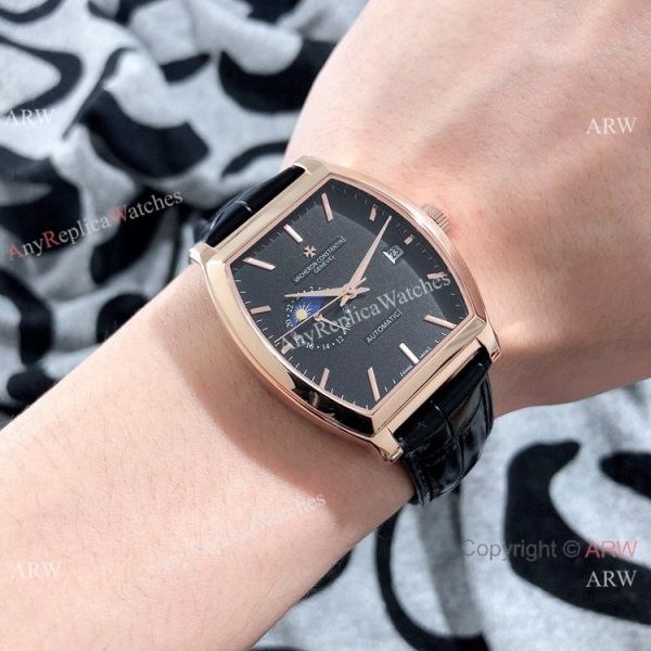 Knock off Vacheron Constantin Malte Moon phase Watches Rose Gold Black Dial Knock off Vacheron Constantin Malte Moon phase Watches Rose Gold Black Dial