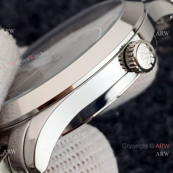 Replica Vacheron Constantin Geneve Automatic Watch SS Black Face Replica Vacheron Constantin Geneve Automatic Watch SS Black Face
