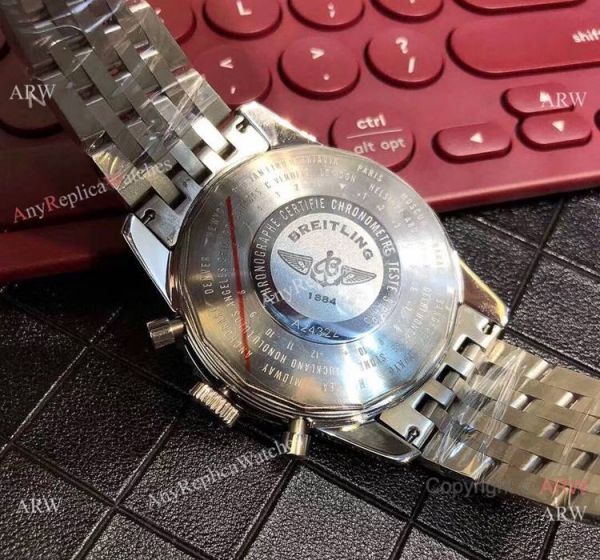 Copy Breitling Navitimer world GMT 45mm Watches Stainless Steel White Face Copy Breitling Navitimer world GMT 45mm Watches Stainless Steel White Face