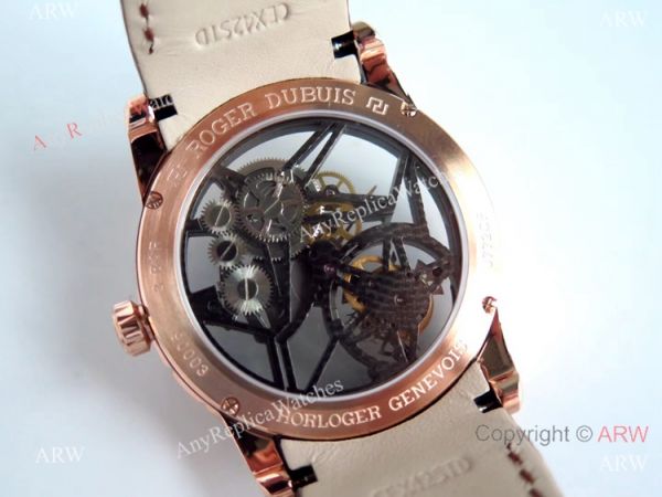 Swiss Replica Roger Dubuis Excalibur Rose Gold Skeleton BBR Factory 505SQ Watch Swiss Replica Roger Dubuis Excalibur Rose Gold Skeleton BBR Factory 505SQ Watch