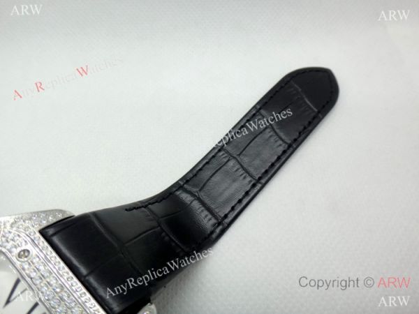 Cartier Santos Diamond Replica Watch Stainless Steel QUARTZ 39mm Cartier Santos Diamond Replica Watch Stainless Steel QUARTZ 39mm