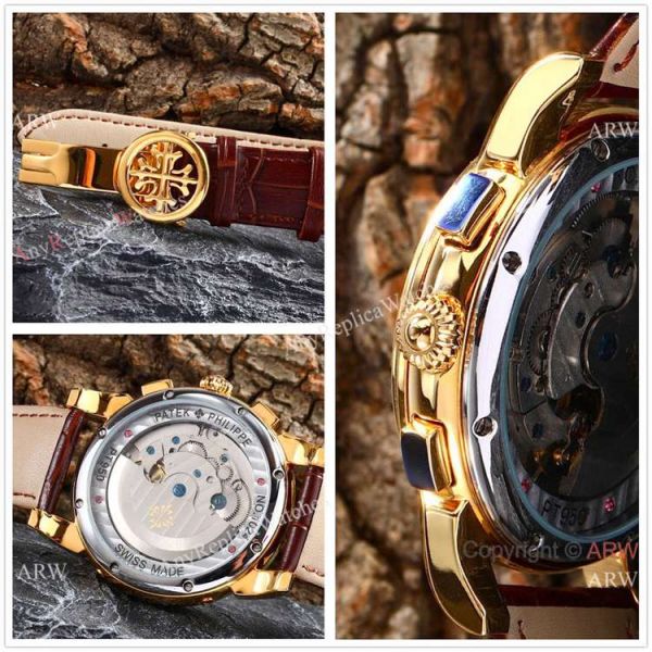 Fake Patek Philippe Geneve Grand Complications Watch Black White Dial Fake Patek Philippe Geneve Grand Complications Watch Black White Dial