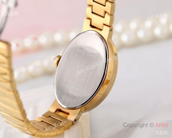 Best Quality Copy Cartier Baignoire Lovers Watch Rose Gold Black Dial Best Quality Copy Cartier Baignoire Lovers Watch Rose Gold Black Dial