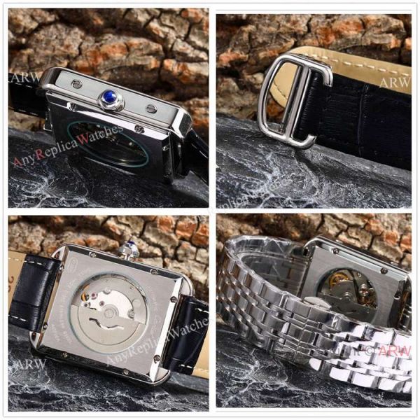 Replica Cartier Tank Solo Stainless Steel Black Roman Dial Watch Automatic Replica Cartier Tank Solo Stainless Steel Black Roman Dial Watch Automatic