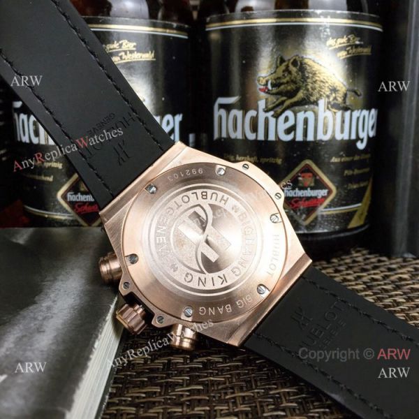 Fake Hublot Geneve Big Bang Unico King Chronograph Watches Silver Case 45mm Fake Hublot Geneve Big Bang Unico King Chronograph Watches Silver Case 45mm