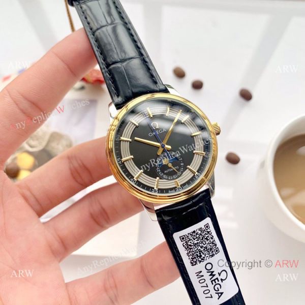 New Omega De Ville Fake Hour Vision Moonphase Watch 40mm New Omega De Ville Fake Hour Vision Moonphase Watch 40mm
