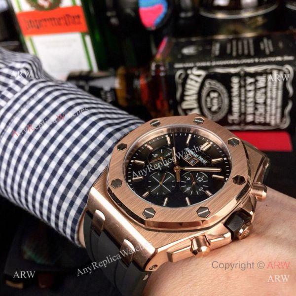 Fake Audemars Piguet Royal Oak Automatic Watch Rose Gold Black Dial Fake Audemars Piguet Royal Oak Automatic Watch Rose Gold Black Dial