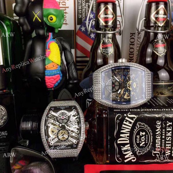 High Quality Franck Muller Vanguard Replica Watch Diamond Case Skeleton Dial High Quality Franck Muller Vanguard Replica Watch Diamond Case Skeleton Dial