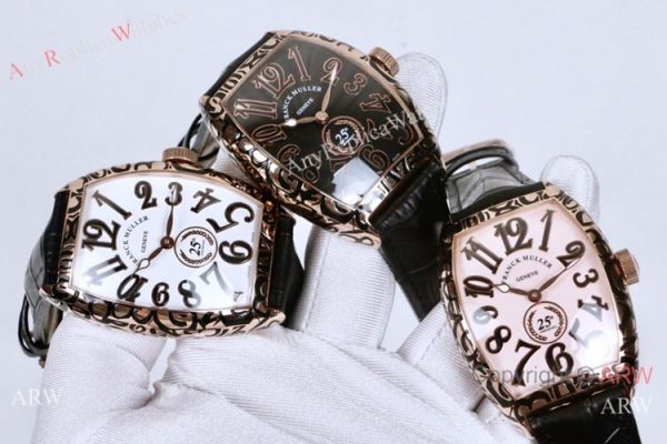 Copy Franck Muller Cintree Curvex 25th Anniversary Special Edition Watch Rose Gold Copy Franck Muller Cintree Curvex 25th Anniversary Special Edition Watch Rose Gold