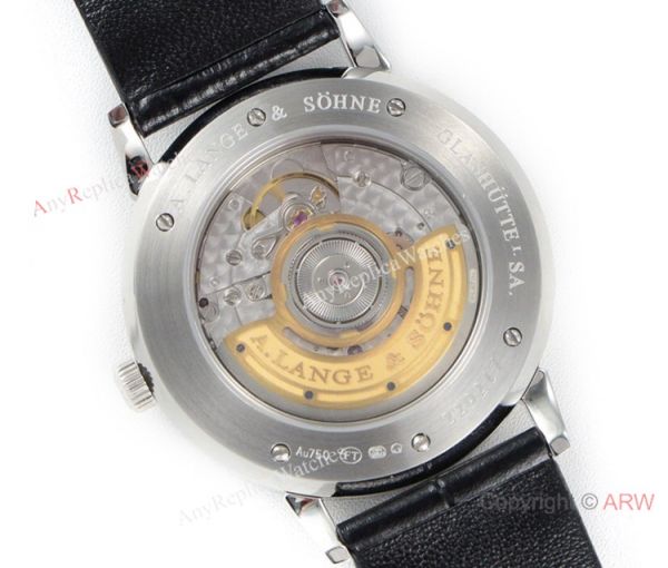 Swiss Grade A.Lange Sohne Saxonia Thin 2892 SS Black Dial Watch Super clone Swiss Grade A.Lange Sohne Saxonia Thin 2892 SS Black Dial Watch Super clone