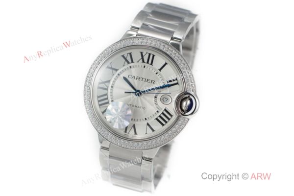 (CR) Swiss Grade Ballon Bleu de Cartier Watch Copy Stainless Steel 42mm (CR) Swiss Grade Ballon Bleu de Cartier Watch Copy Stainless Steel 42mm