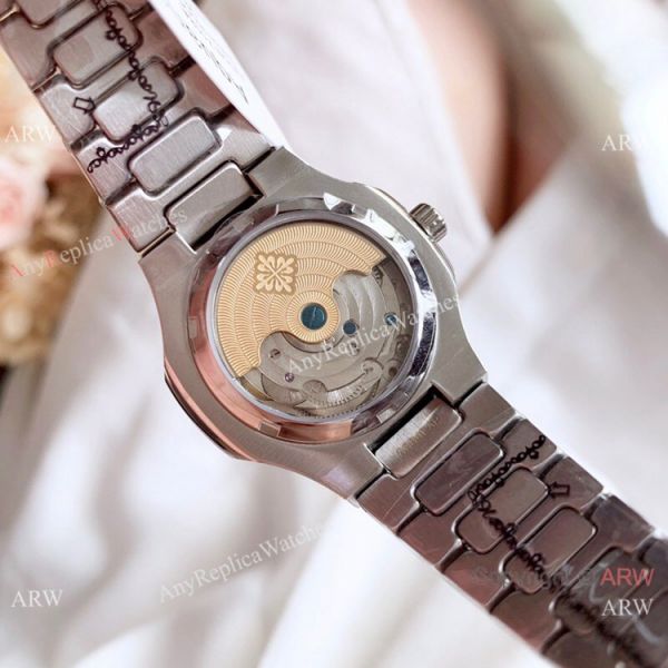 New Copy Patek Philippe Nautilus Womens 34mm Watch with Blue Tourbillon Dial New Copy Patek Philippe Nautilus Womens 34mm Watch with Blue Tourbillon Dial