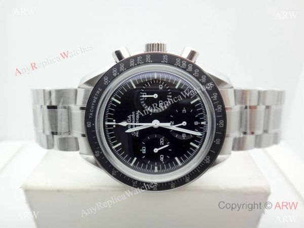 Swiss Grade 1 Omega Speedmaster 7750 Stainless Steel Black Bezel Swiss Replica Watches Swiss Grade 1 Omega Speedmaster 7750 Stainless Steel Black Bezel Swiss Replica Watches