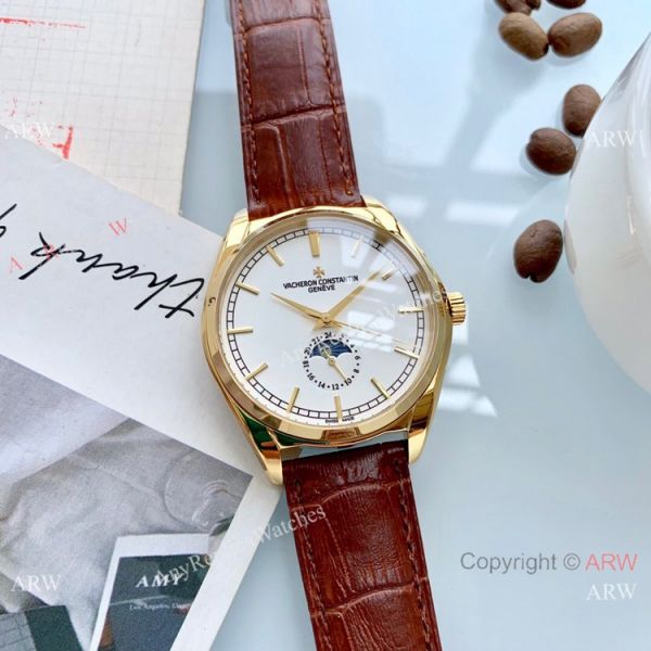 Vacheron Constantin Replika Watch Rose Gold Moonphase Vacheron Constantin Replika Watch Rose Gold Moonphase
