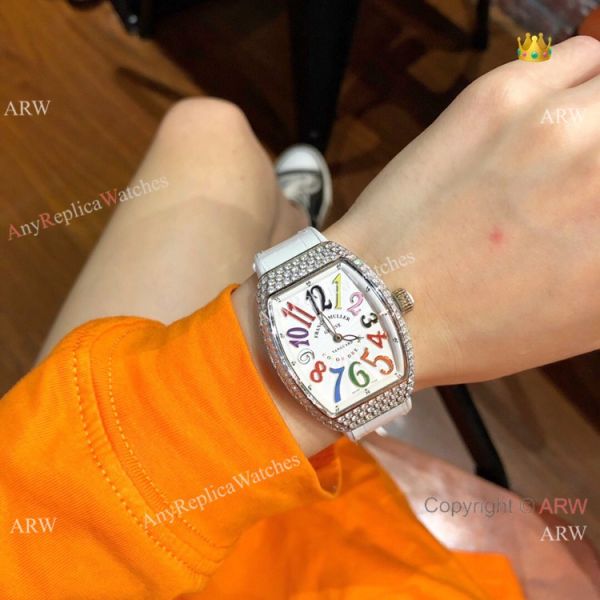 Swiss Quality Franck Muller Vanguard Replica Watch Stainless Steel Diamond 32mm Swiss Quality Franck Muller Vanguard Replica Watch Stainless Steel Diamond 32mm
