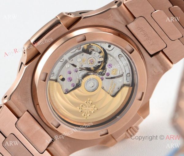 (OE)Swiss Copy Patek Philippe Nautilus 5713g Brown Dial Diamond Watch 40mm (OE)Swiss Copy Patek Philippe Nautilus 5713g Brown Dial Diamond Watch 40mm