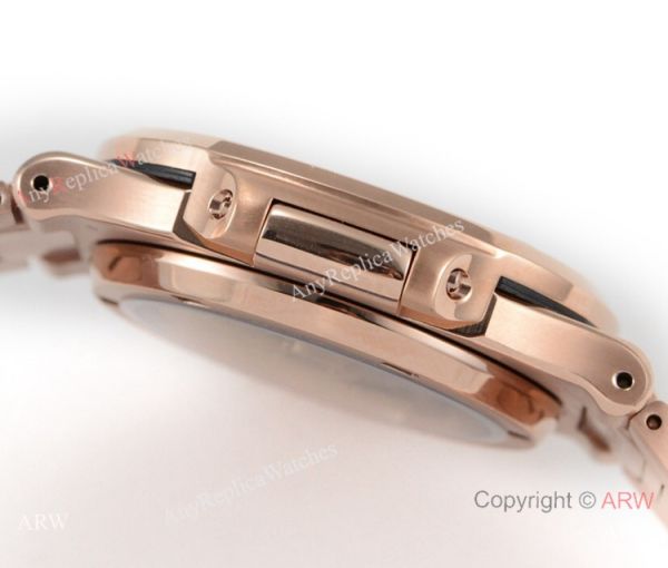 OE Factory Patek Philippe 5713G Nautilus Watches Copy Rose Gold Diamond bezel OE Factory Patek Philippe 5713G Nautilus Watches Copy Rose Gold Diamond bezel