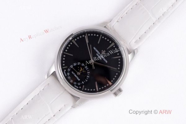 (VC) Swiss Grade Vacheron Constantin Patrimony Watch Vacheron Constantin Geneve Fake White Leather Strap (VC) Swiss Grade Vacheron Constantin Patrimony Watch Vacheron Constantin Geneve Fake White Leather Strap