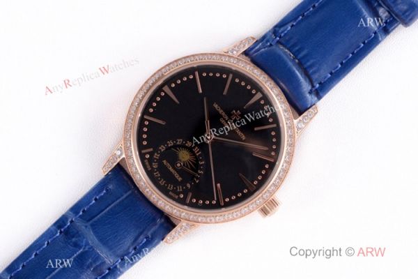(VC) Swiss Vacheron Constantin Patrimony Moon 32mm Watch Rose Gold Vacheron Constantin Geneve Fake Wrist (VC) Swiss Vacheron Constantin Patrimony Moon 32mm Watch Rose Gold Vacheron Constantin Geneve Fake Wrist