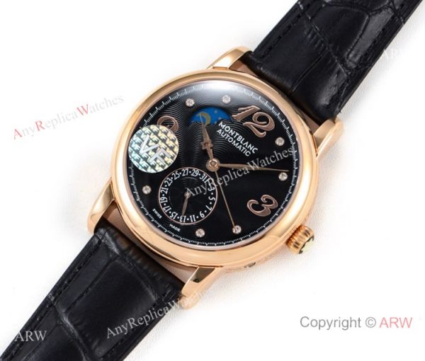 2019 New Replica Montblanc Star Legacy Moon Phase Rose Gold Watch Swiss 9015 2019 New Replica Montblanc Star Legacy Moon Phase Rose Gold Watch Swiss 9015