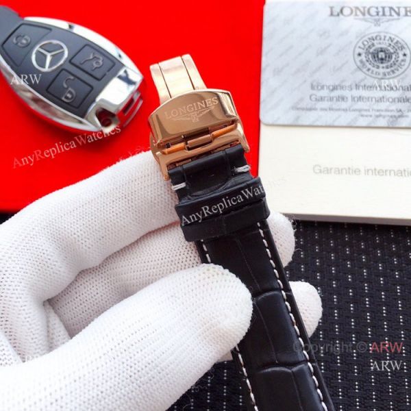 2019 Replica Longines Master Moon phase 40mm Watch Brown Leather Strap 2019 Replica Longines Master Moon phase 40mm Watch Brown Leather Strap