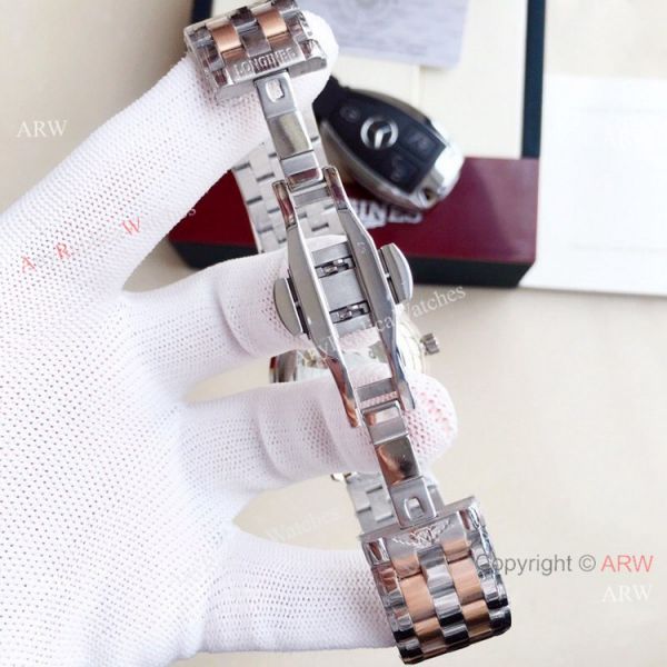 New Replica Longines Flagship 2-Tone Silver Dial Watches 40mm New Replica Longines Flagship 2-Tone Silver Dial Watches 40mm