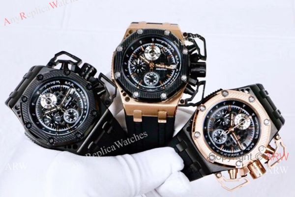All Black Audemar Piguet Survivor Royal Oak Offshore Watches All Black Audemar Piguet Survivor Royal Oak Offshore Watches