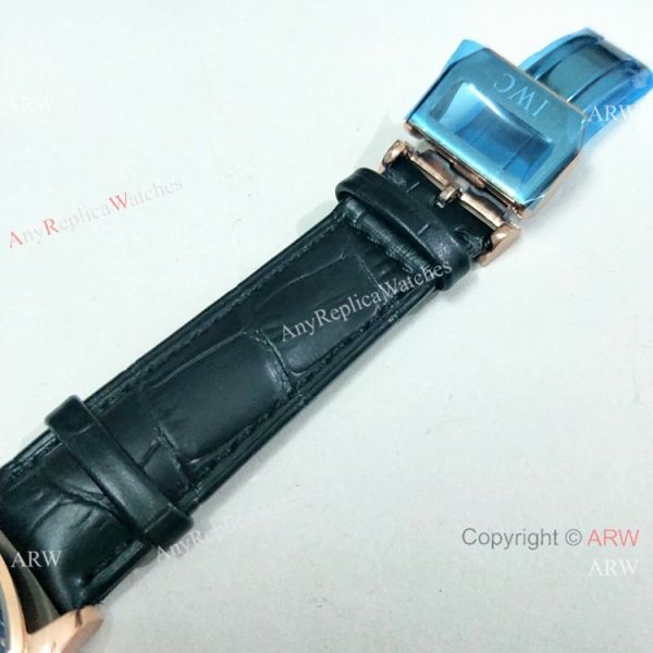 IWC Portuguese Black Face Rose Gold Chronograph Watch High Quality Replica Watches China IWC Portuguese Black Face Rose Gold Chronograph Watch High Quality Replica Watches China