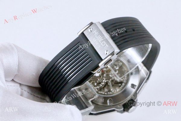New Fake Hublot Geneve Big Bang Skeleton Watch Red Inner Rubber Strap New Fake Hublot Geneve Big Bang Skeleton Watch Red Inner Rubber Strap