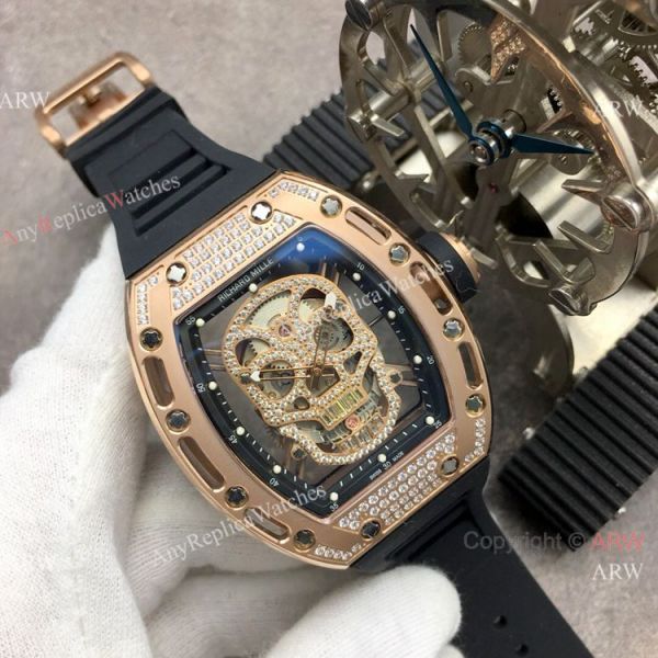 Swiss Richard Mille RM 052 Skull Rose Gold Watch Best Replica Watches China Dealer Swiss Richard Mille RM 052 Skull Rose Gold Watch Best Replica Watches China Dealer