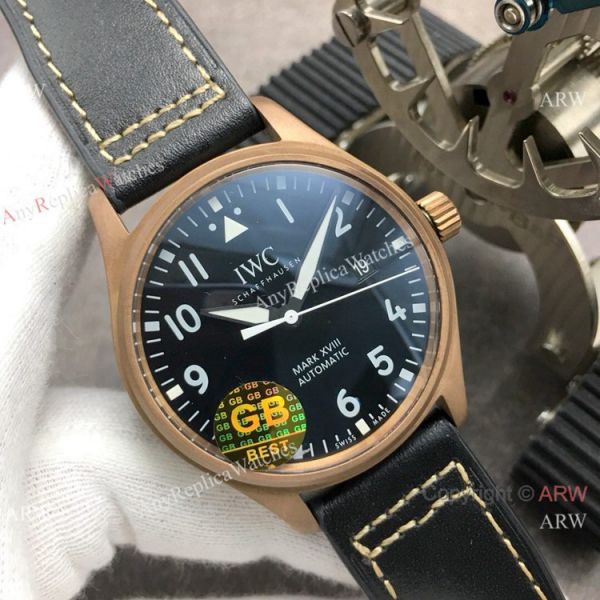 Super Clone IWC Big Pilots Spitfire Bronze Case Black Dial Watch Swiss Made Super Clone IWC Big Pilots Spitfire Bronze Case Black Dial Watch Swiss Made