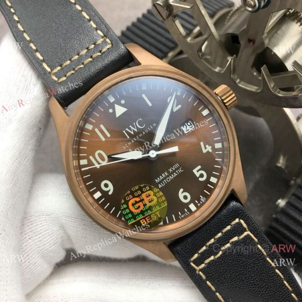 Swiss Replica IWC Big Pilots Spitfire 9015 Watch Bronze Case Brown Dial Swiss Replica IWC Big Pilots Spitfire 9015 Watch Bronze Case Brown Dial