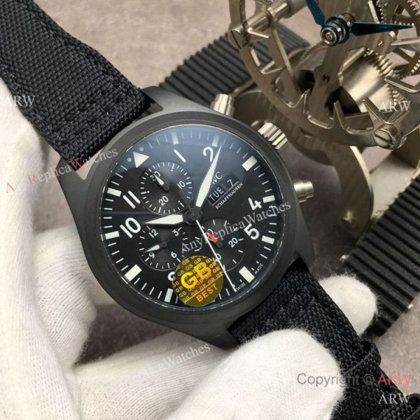 (GB) Swiss Best Replica IWC Pilots Chronograph Top Gun IW389101 Watch (GB) Swiss Best Replica IWC Pilots Chronograph Top Gun IW389101 Watch