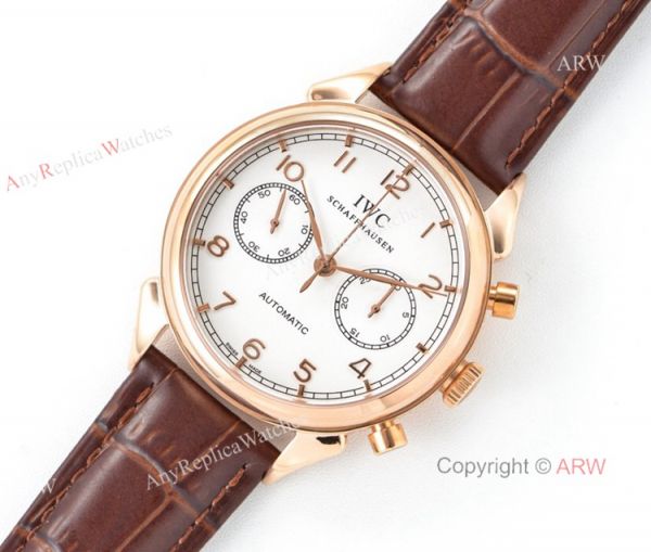 Swiss 7750 IWC Schaffhausen Portuguese Rose Gold Watch 2019 New Swiss 7750 IWC Schaffhausen Portuguese Rose Gold Watch 2019 New