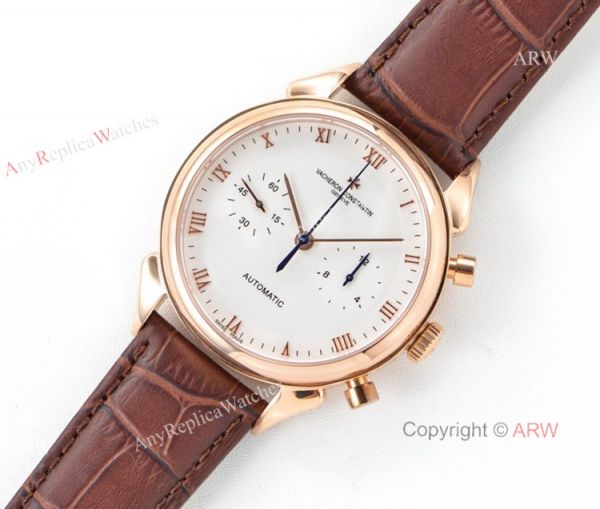 Swiss Replica Vacheron Constantin Geneve Rose Gold White Dial Watch 42mm Swiss Replica Vacheron Constantin Geneve Rose Gold White Dial Watch 42mm