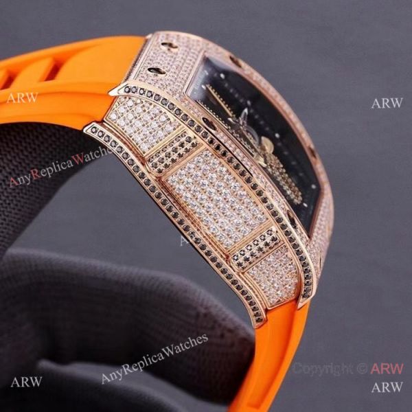 Swiss Quality Replica Richard Mille Goat Mask Automatic Watches Rose Gold Swiss Quality Replica Richard Mille Goat Mask Automatic Watches Rose Gold
