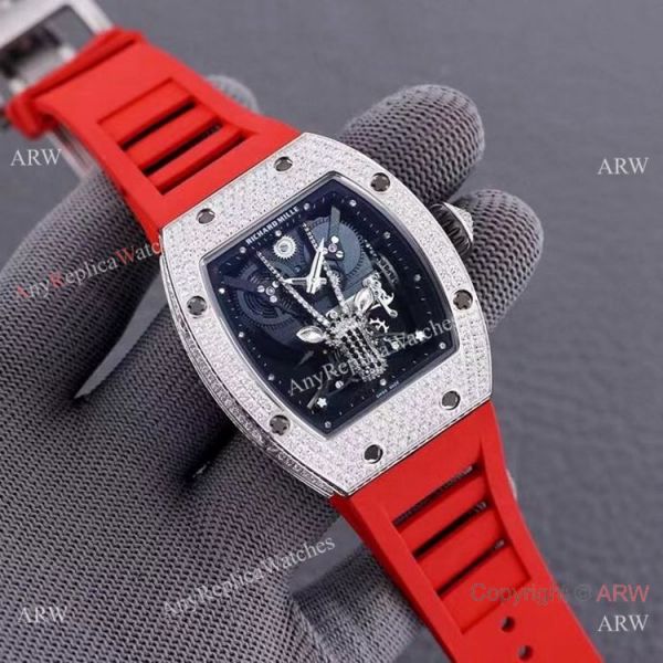Swiss Quality Richard Mille Goat Mask Stainless Steel Diamond Watches AAA Replicas Swiss Quality Richard Mille Goat Mask Stainless Steel Diamond Watches AAA Replicas