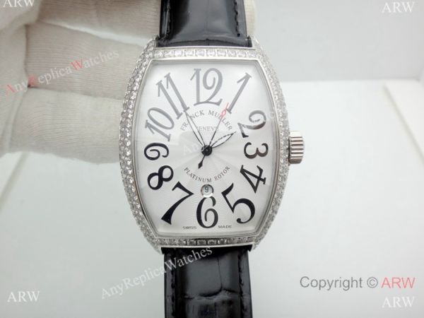 Franck Muller Platinum Rotor SS Diamond Case Watch Best Knock off Watches China Franck Muller Platinum Rotor SS Diamond Case Watch Best Knock off Watches China
