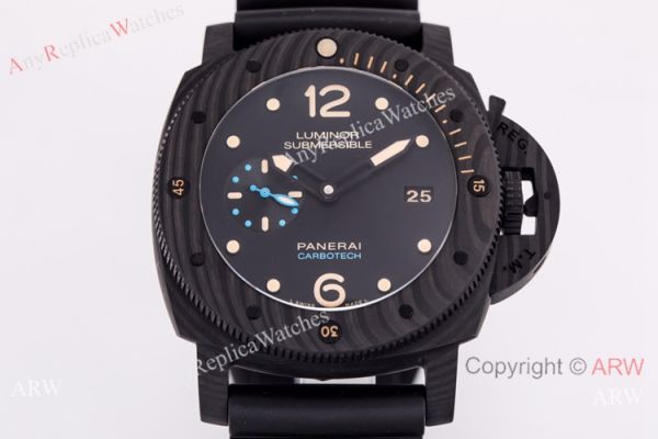 Swiss Grade 1 Panerai Luminor Submersible Carbon Watch VS Factory V2 Swiss Grade 1 Panerai Luminor Submersible Carbon Watch VS Factory V2