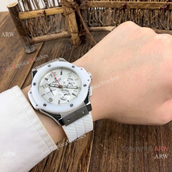 New Hublot Big Bang Evolution Watches SS Ceramic Bezel 44mm New Hublot Big Bang Evolution Watches SS Ceramic Bezel 44mm