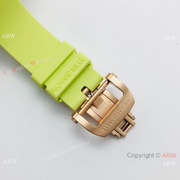VS Factory Swiss Richard Mille RM07-03 BonBon Watch Ceramic Green Rubber Strap VS Factory Swiss Richard Mille RM07-03 BonBon Watch Ceramic Green Rubber Strap