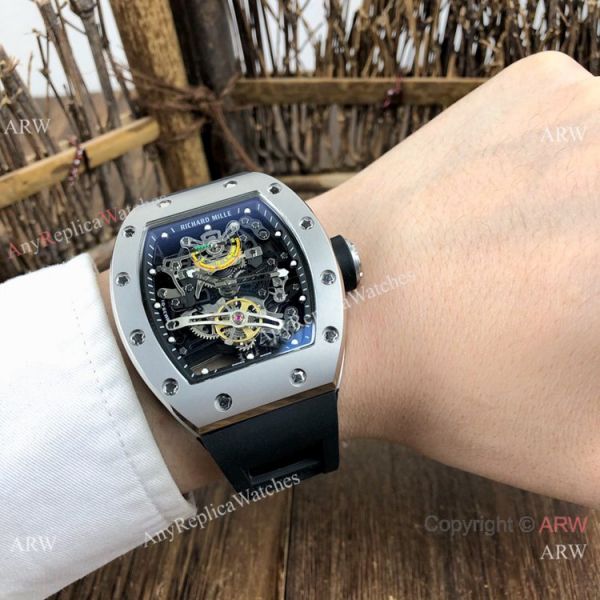 New Copy Richard Mille RM38-01 Gray Rubber Men Watches New Copy Richard Mille RM38-01 Gray Rubber Men Watches