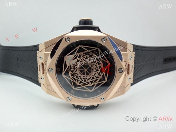 Swiss Grade 1 Hublot Big Bang Sang Bleu Rose Gold Watch HUB1213 Movement Swiss Grade 1 Hublot Big Bang Sang Bleu Rose Gold Watch HUB1213 Movement