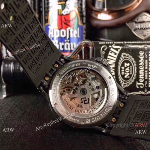 Copy Roger Dubuis Excalibur Skeleton Double Flying Tourbillon Watch SS Case Copy Roger Dubuis Excalibur Skeleton Double Flying Tourbillon Watch SS Case