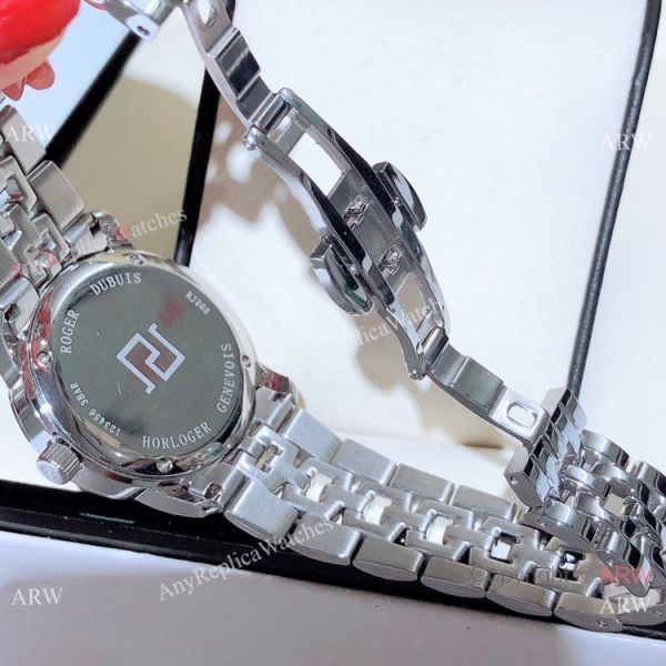 Copy Roger Dubuis Velvet Lady Watches Stainless Steel Blue Dial Copy Roger Dubuis Velvet Lady Watches Stainless Steel Blue Dial