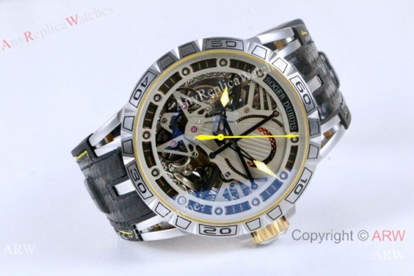 Top Grade Roger Dubuis Excalibur Aventador S Men Watches Titanium Yellow Hand Top Grade Roger Dubuis Excalibur Aventador S Men Watches Titanium Yellow Hand