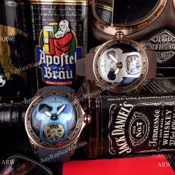 AAA Replica Corum Bubble Skull Watch Rose Gold &8216;Tattoo Rubber Strap AAA Replica Corum Bubble Skull Watch Rose Gold &8216;Tattoo Rubber Strap