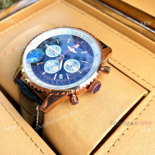 High Quality Breitling Navitimer 01 46mm Watch Rose Gold Case High Quality Breitling Navitimer 01 46mm Watch Rose Gold Case