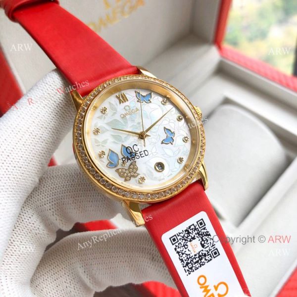 Replica Omega De Ville Special Edition Lady Watches Rose Gold Replica Omega De Ville Special Edition Lady Watches Rose Gold
